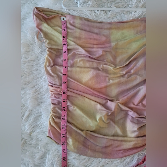 NWT Zara Plunging Neckline Top size large - Picture 5 of 6